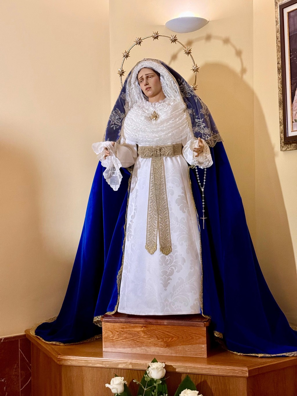 María Santísima de la Paz vuelve a su casa: culto en la Parroquia del Sagrado Corazón de Jesús de Hellín