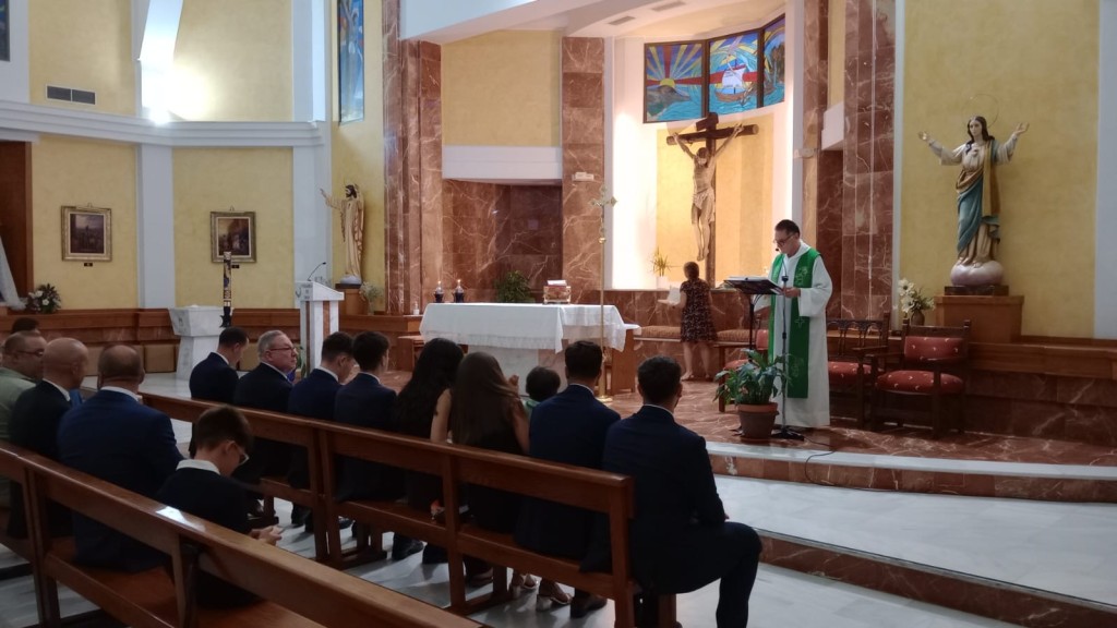 María Santísima de la Paz vuelve a su casa: culto en la Parroquia del Sagrado Corazón de Jesús de Hellín