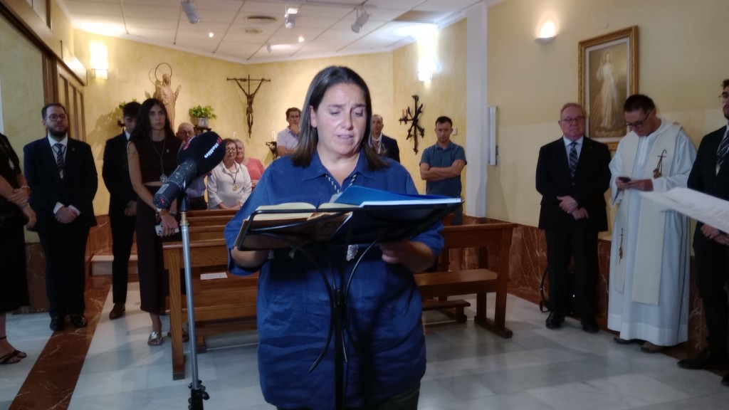 María Santísima de la Paz vuelve a su casa: culto en la Parroquia del Sagrado Corazón de Jesús de Hellín
