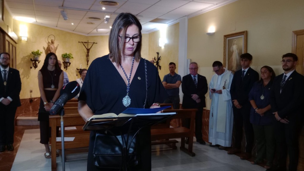 María Santísima de la Paz vuelve a su casa: culto en la Parroquia del Sagrado Corazón de Jesús de Hellín