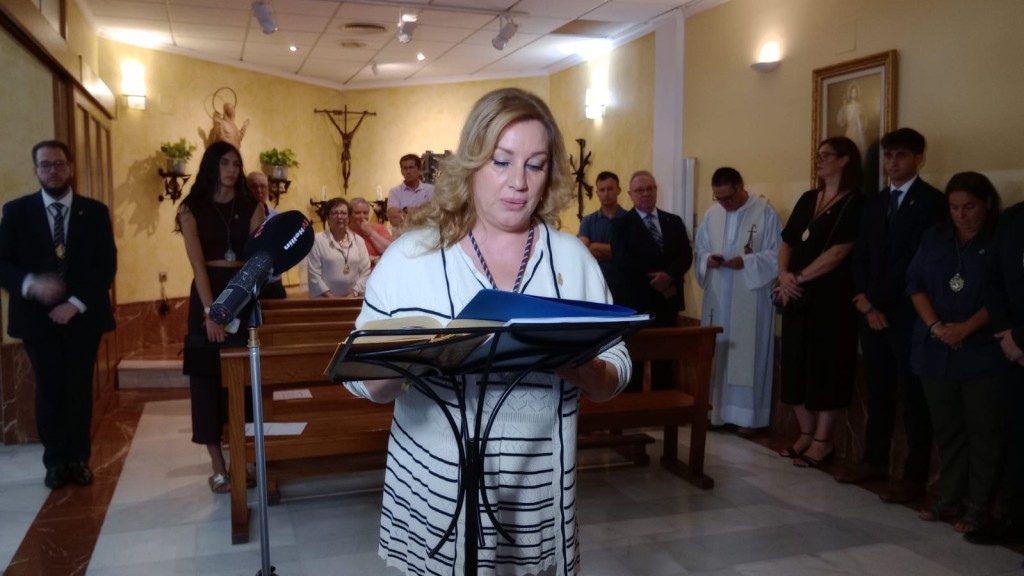 María Santísima de la Paz vuelve a su casa: culto en la Parroquia del Sagrado Corazón de Jesús de Hellín