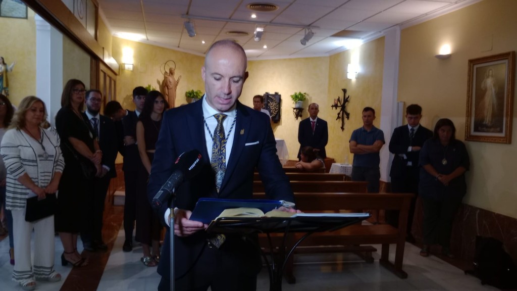 María Santísima de la Paz vuelve a su casa: culto en la Parroquia del Sagrado Corazón de Jesús de Hellín