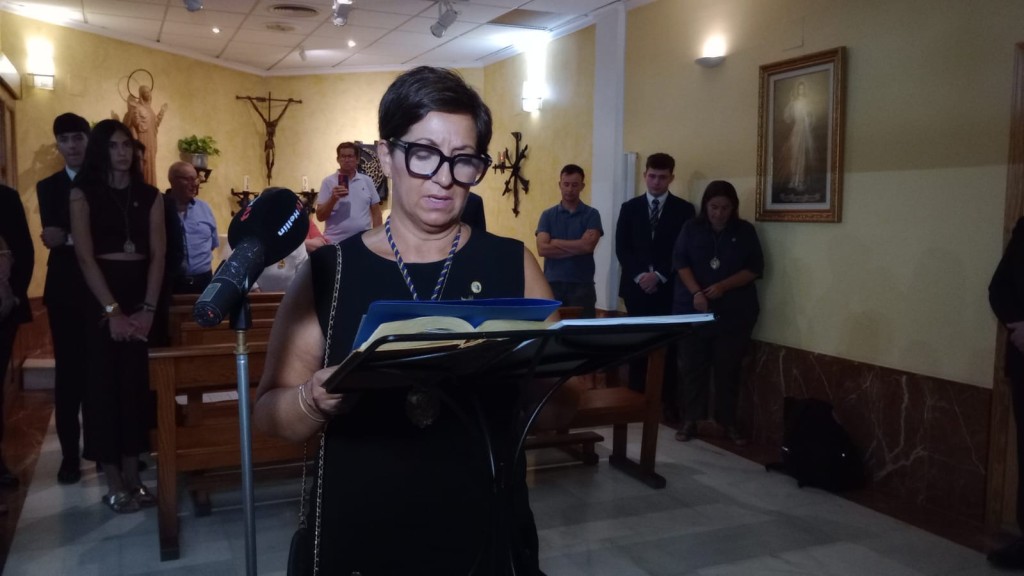 María Santísima de la Paz vuelve a su casa: culto en la Parroquia del Sagrado Corazón de Jesús de Hellín