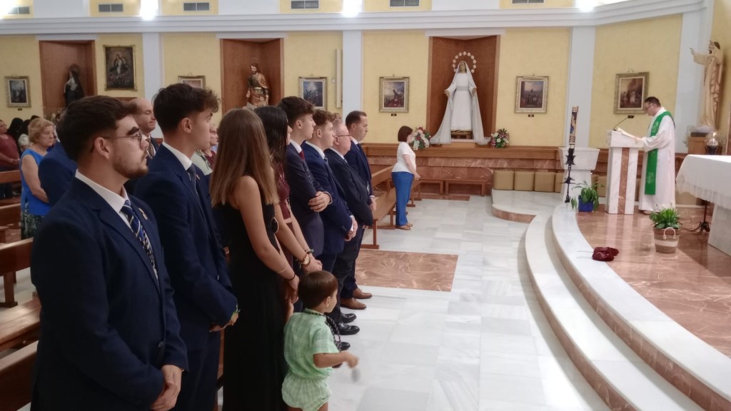 María Santísima de la Paz vuelve a su casa: culto en la Parroquia del Sagrado Corazón de Jesús de Hellín