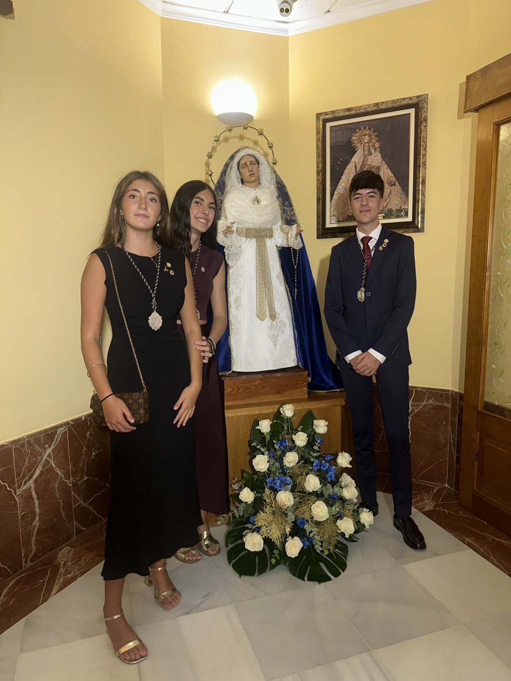 María Santísima de la Paz vuelve a su casa: culto en la Parroquia del Sagrado Corazón de Jesús de Hellín
