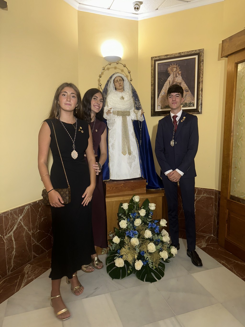 María Santísima de la Paz vuelve a su casa: culto en la Parroquia del Sagrado Corazón de Jesús de Hellín