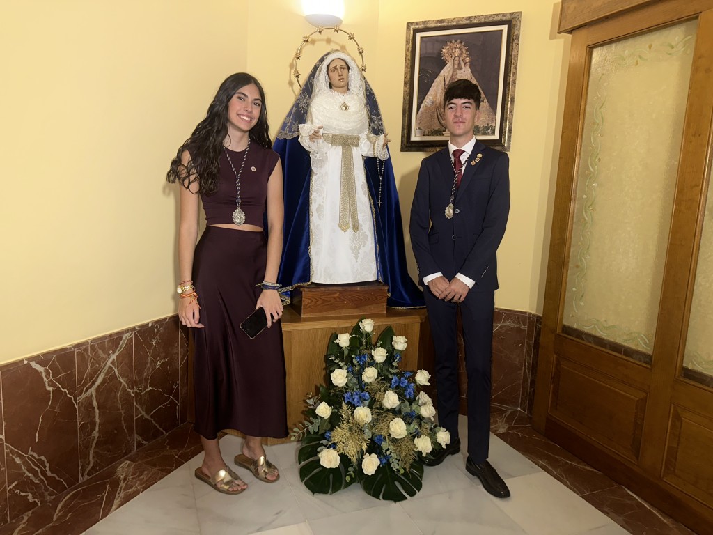 María Santísima de la Paz vuelve a su casa: culto en la Parroquia del Sagrado Corazón de Jesús de Hellín