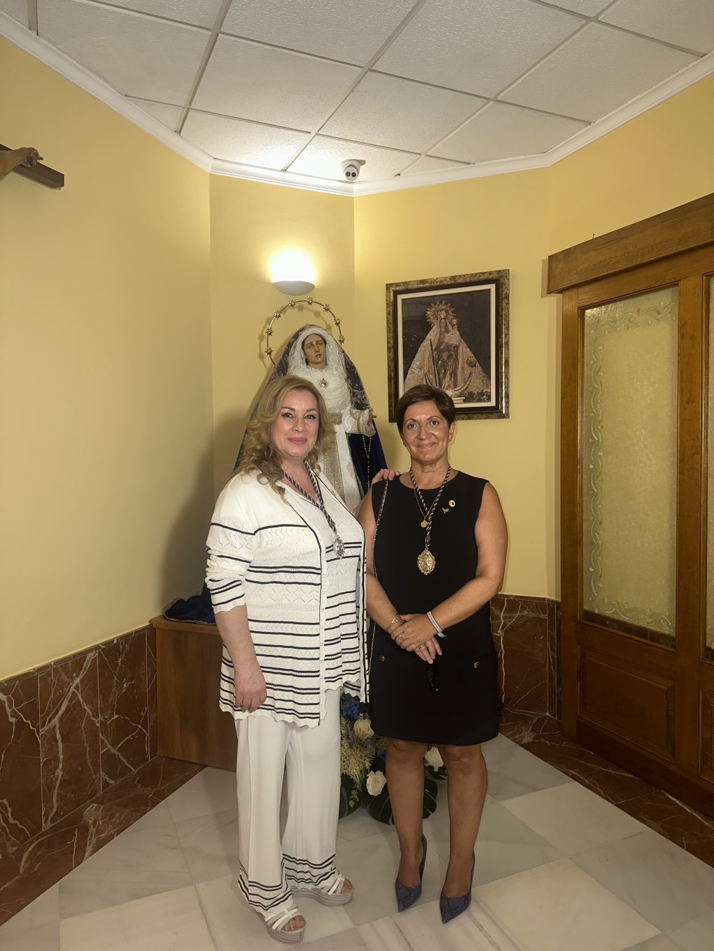 María Santísima de la Paz vuelve a su casa: culto en la Parroquia del Sagrado Corazón de Jesús de Hellín