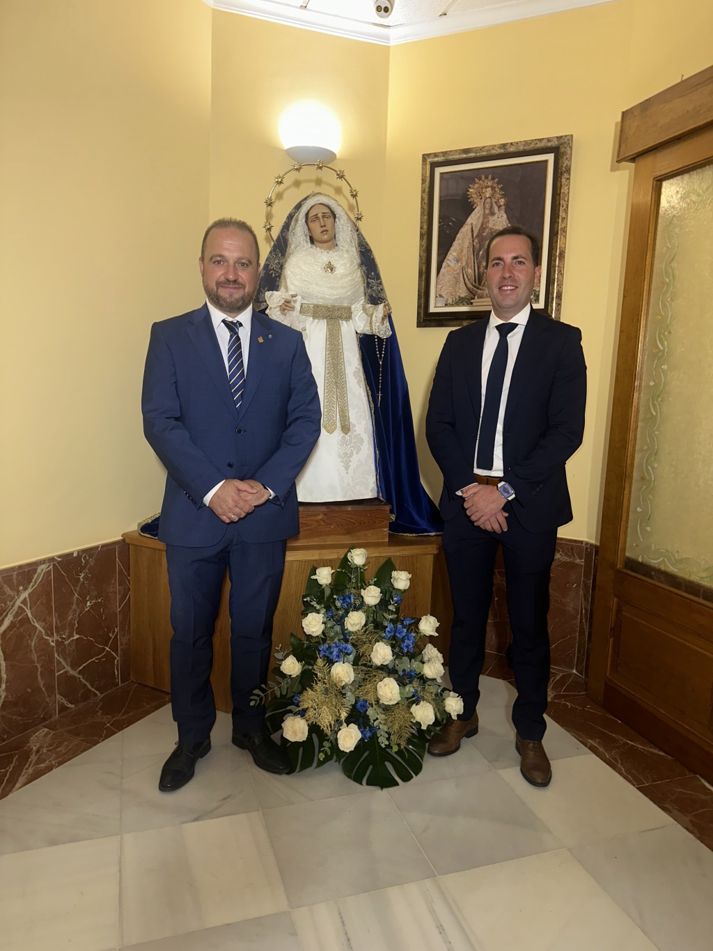 María Santísima de la Paz vuelve a su casa: culto en la Parroquia del Sagrado Corazón de Jesús de Hellín