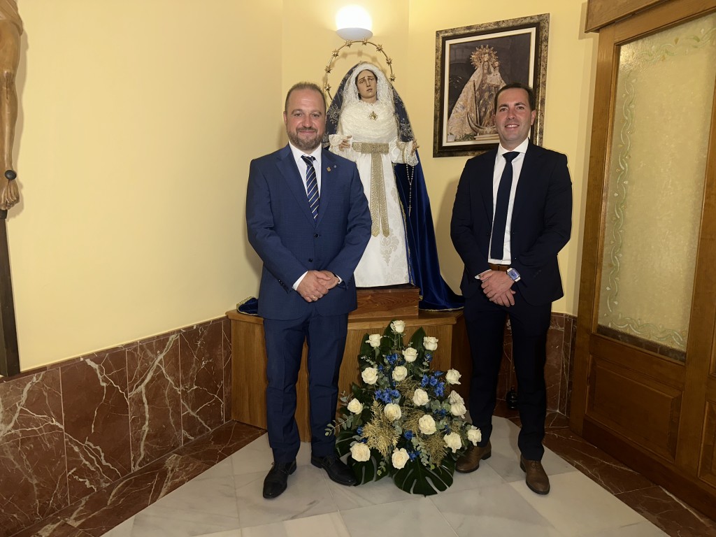 María Santísima de la Paz vuelve a su casa: culto en la Parroquia del Sagrado Corazón de Jesús de Hellín