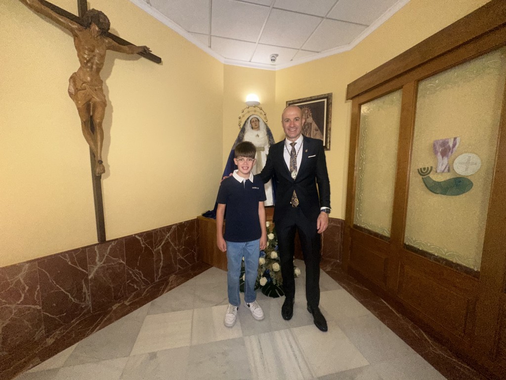 María Santísima de la Paz vuelve a su casa: culto en la Parroquia del Sagrado Corazón de Jesús de Hellín