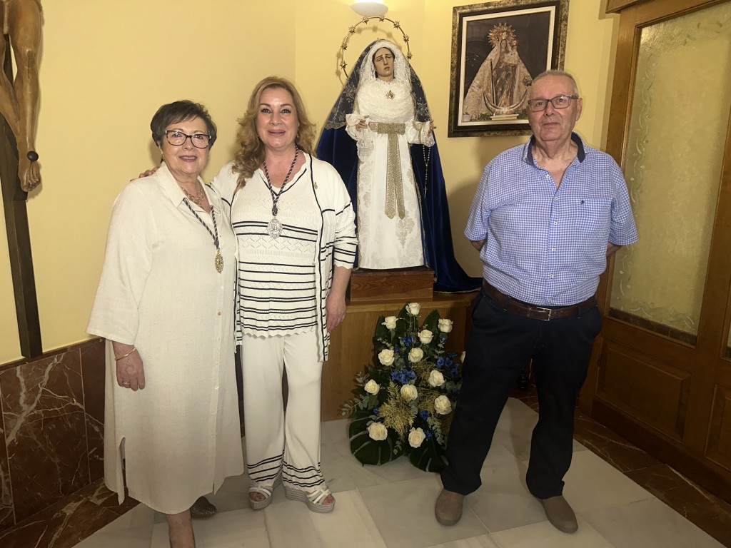 María Santísima de la Paz vuelve a su casa: culto en la Parroquia del Sagrado Corazón de Jesús de Hellín