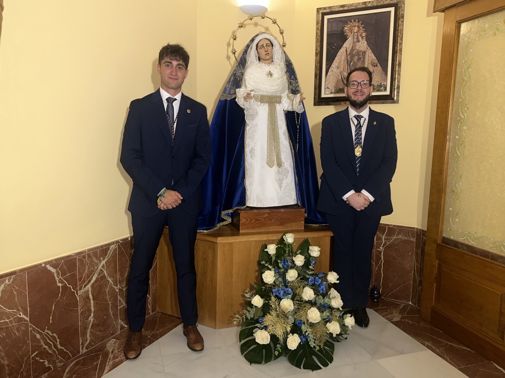 María Santísima de la Paz vuelve a su casa: culto en la Parroquia del Sagrado Corazón de Jesús de Hellín