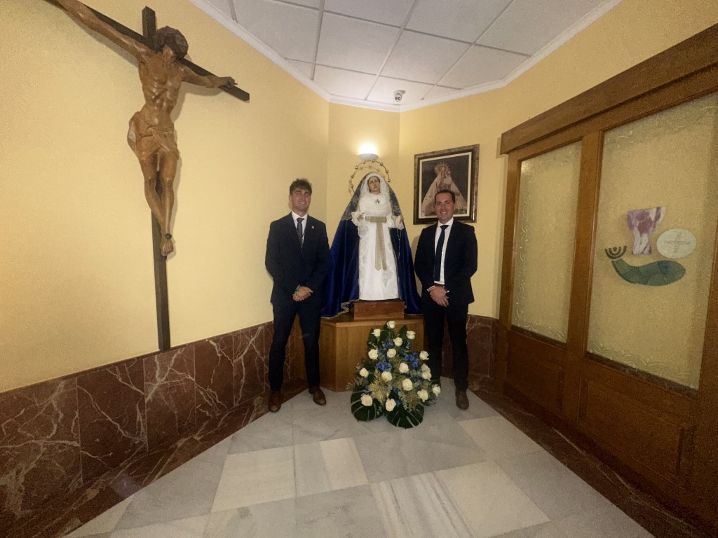 María Santísima de la Paz vuelve a su casa: culto en la Parroquia del Sagrado Corazón de Jesús de Hellín