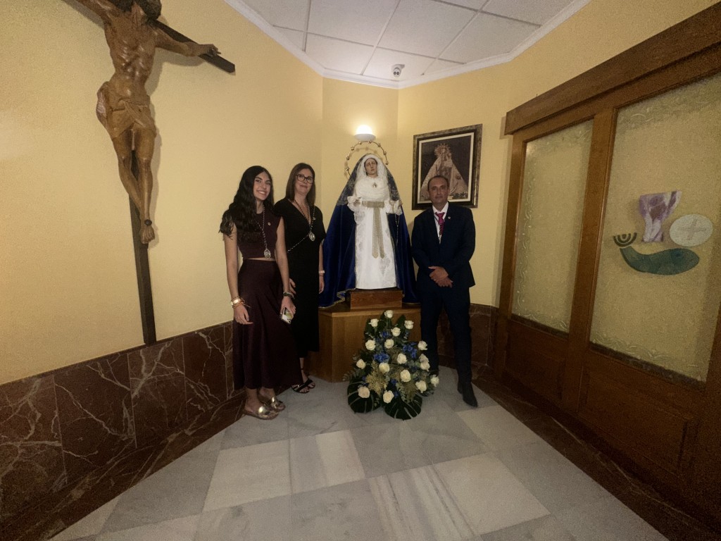 María Santísima de la Paz vuelve a su casa: culto en la Parroquia del Sagrado Corazón de Jesús de Hellín