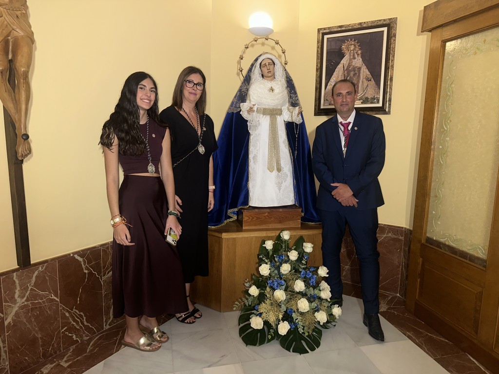 María Santísima de la Paz vuelve a su casa: culto en la Parroquia del Sagrado Corazón de Jesús de Hellín