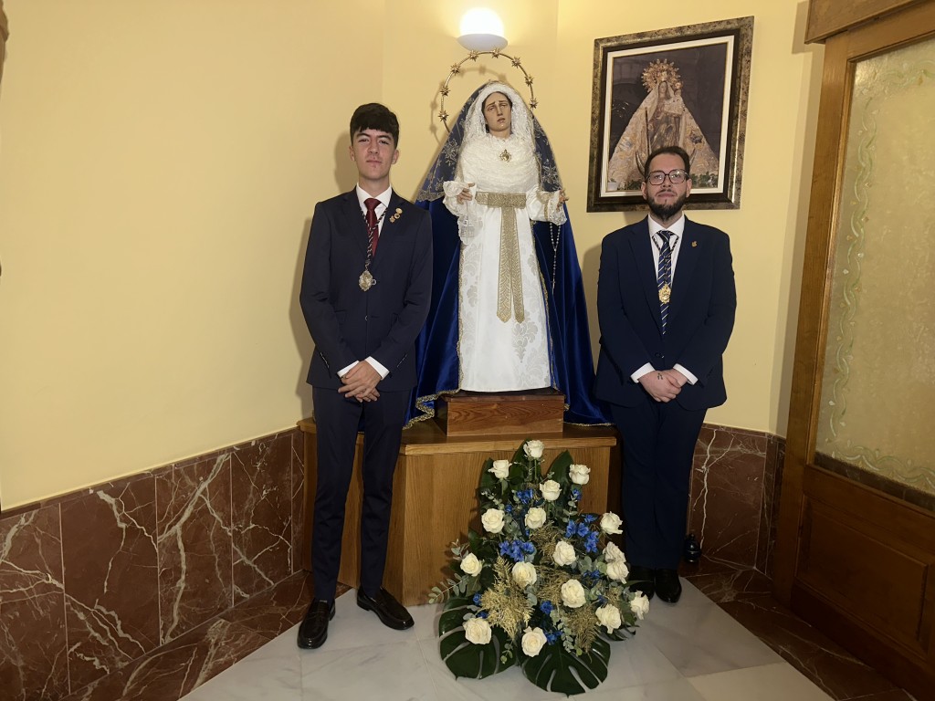 María Santísima de la Paz vuelve a su casa: culto en la Parroquia del Sagrado Corazón de Jesús de Hellín