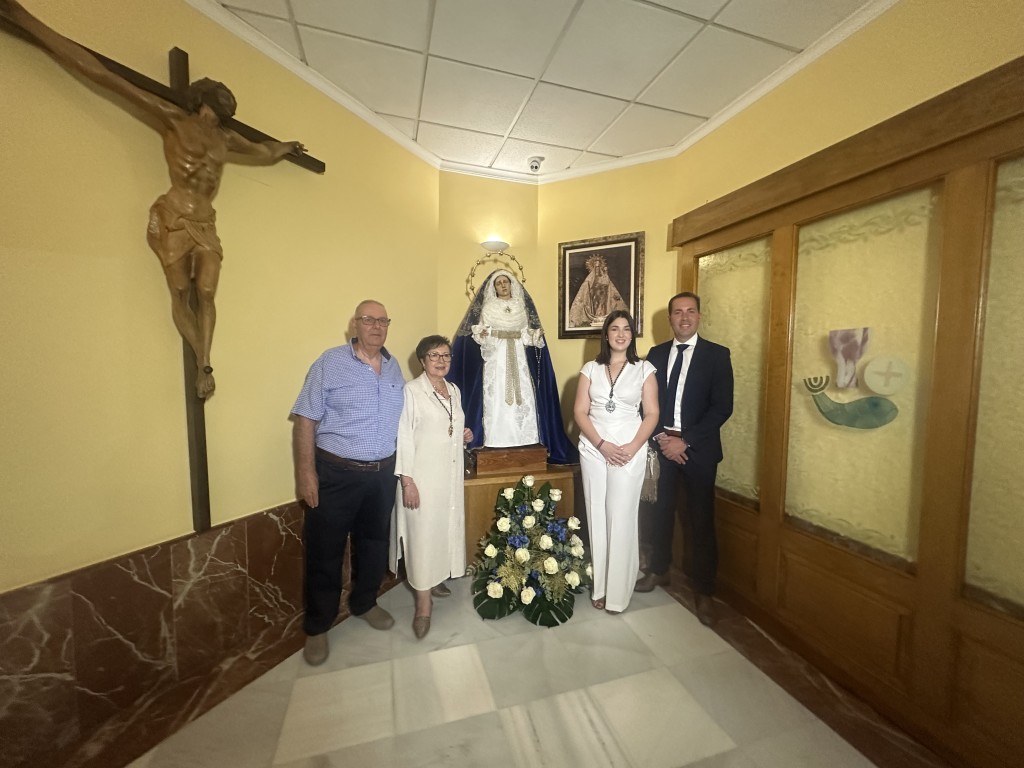 María Santísima de la Paz vuelve a su casa: culto en la Parroquia del Sagrado Corazón de Jesús de Hellín