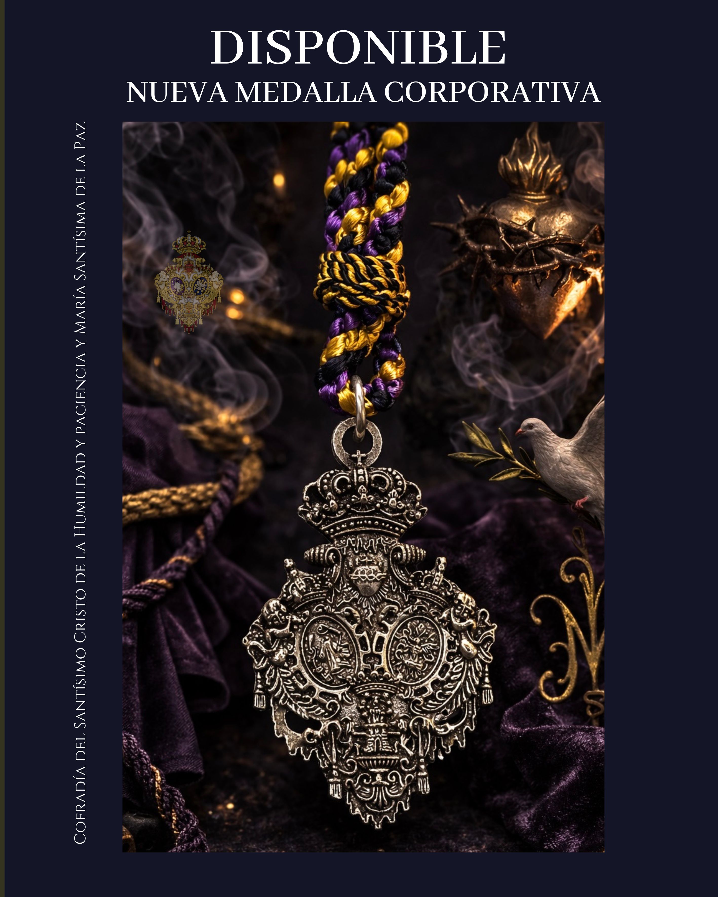 "La Cofradía pone a la venta sus renovadas medallas: ya disponibles para reserva e imposición ." (SOLO COFRADES)
